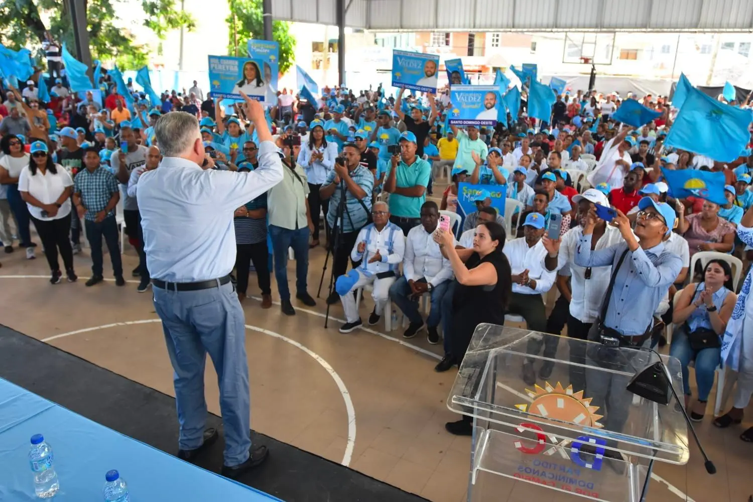 Partido DXC apoyando la Reelección de Luis Abinader